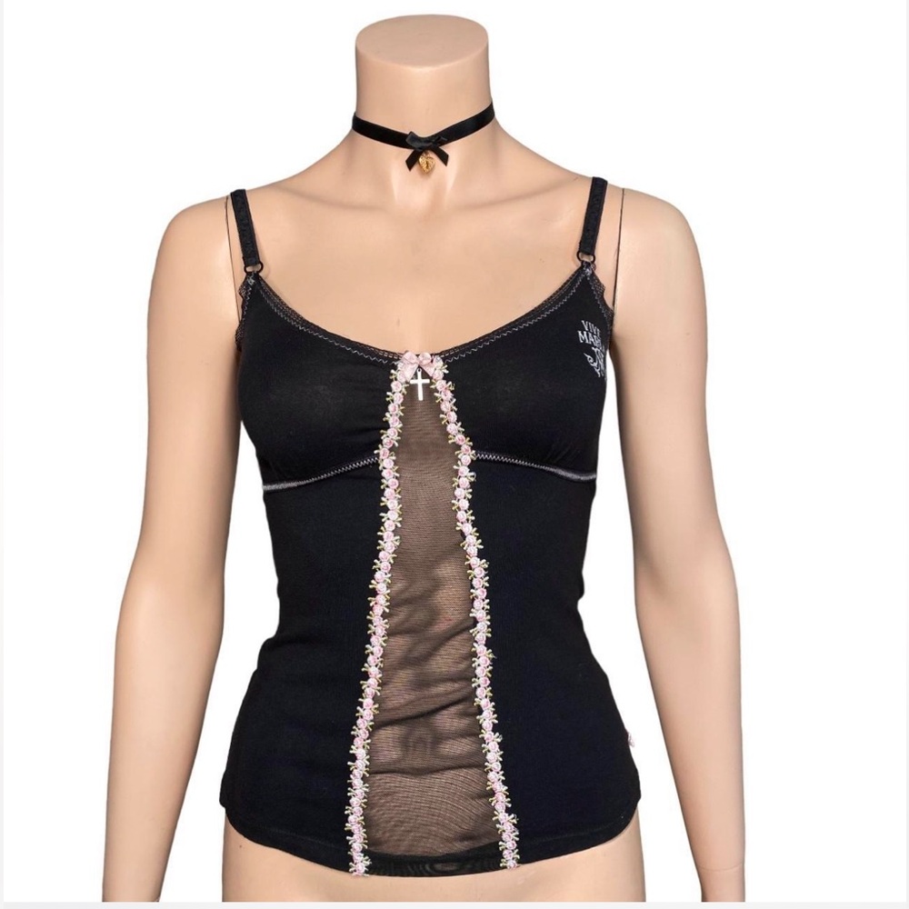 Vive Maria tank top with mesh